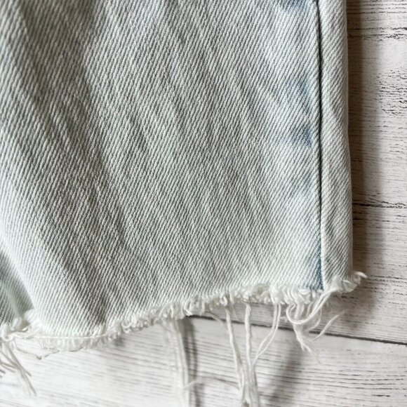 Good American Jeans Womens Size 8/29 Good Classic Indigo120 Distressed Cotton - Picture 5 of 16